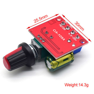 CA-105A Mini 5A DC Mô-đun Bộ Điều Khiển Tốc Độ Động Cơ Max 90W 3V-35V