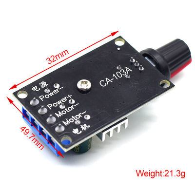 CA-103A PWM DC Motor Speed Controller 6V 12V 24V 28V 3A Speed Switch 1203BK