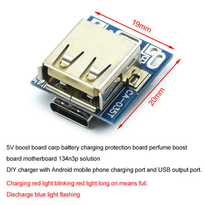 CA-035 5V Boost Step Up Power Module Lithium LiPo pin sạc Ban bảo vệ sạc màn hình LED USB cho bộ sạc DIY