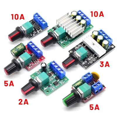 CA-110AS 12V/24V 10A PWM DC Motor Speed Control Governor Stepless LED Dimmer Power Controller Mô-đun điều chỉnh điện áp