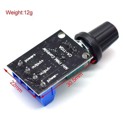 CA-110A 5V / 12V 10A PWM DC Motor Speed Controller Bộ điều chỉnh tốc độ không bước LED Dimmer Power Governor Motor Driver Boards