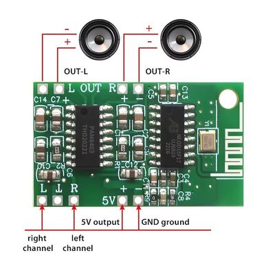 CA-8469 5V BT Module 5.0 Class D PAM8403 Bộ khuếch đại điện âm thanh kỹ thuật số