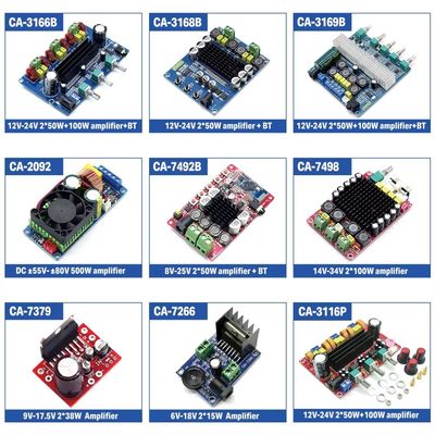 CA-3168 2 * 50W Bảng khuếch đại điện kỹ thuật số không dây kênh kép TPA3116D2 DIY Speaker Amplifier Module Linear Amplifier