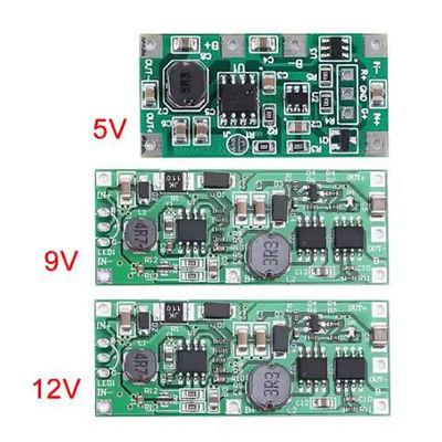 DC 5V 9V 12V sạc Step Up Booster Module cho 18650 pin lithium UPS Bảo vệ biến áp