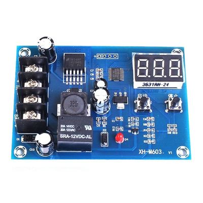 XH-M603 12-24V Lithium Battery Charger Control Switch Protection Board với màn hình LED