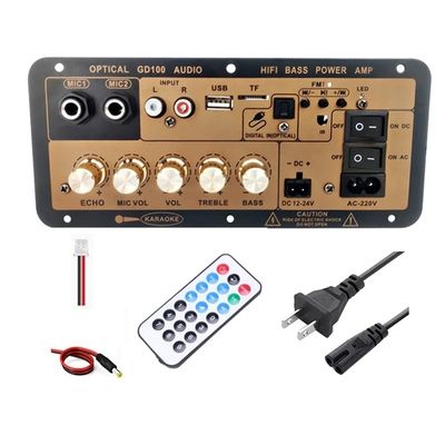 Bảng khuếch đại mono 100W BT với 2.0 kênh cho âm thanh gia đình và xe hơi