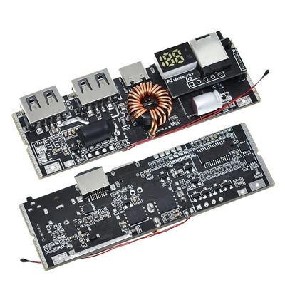 QC4.0 QC3.0 LED Dual USB PD Power Bank 18650 Charging Module với điều khiển nhiệt độ