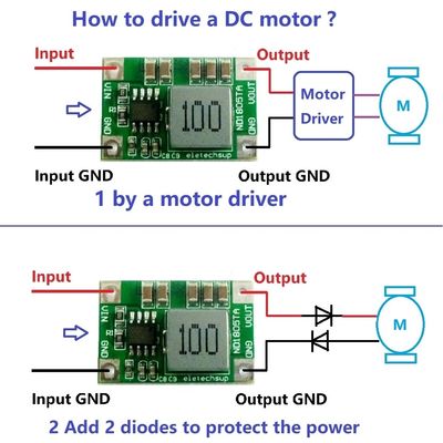 Thang máy chuyển đổi DC-DC loại gắn tiêu chuẩn cho điều chỉnh điện áp từ 4,5V-18V đến 3V-6V