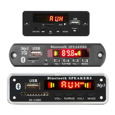 Máy nghe nhạc MP3 Mô-đun USB BT 5.0 Bảng giải mã MP3 Bộ khuếch đại công suất ghi đài FM Aux