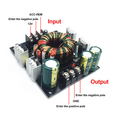 DC đến DC Converter Dual Power Board Car Amplifier đơn 12V đến 24V 35V Subwoofer Boost