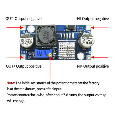 3.2-40V Input 1.5-35V Output Điều chỉnh DC đến DC Step Down Power Supply Module LM2596