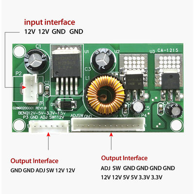 Creatall CA 1215 Công cụ sửa chữa LCD bước xuống DC-DC LED TV Voltage Switch Converter Board nguồn điện LED