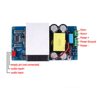 Bảng khuếch đại kỹ thuật số Mono siêu công suất 1000W dành cho loa siêu trầm với bộ khuếch đại chuyên nghiệp 2 kênh
