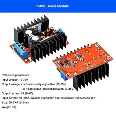 DC-DC 9A 300W Buck Converter 150W Boost Converter 5-40v đến 1.2-35v Power Module Step Down Converter