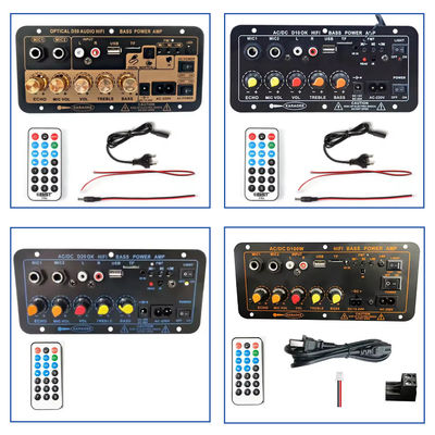 D60 50W Subwoofer Amplifier Board với Bluetooth và đầu vào âm thanh quang học cho 12V/24V/220V Power