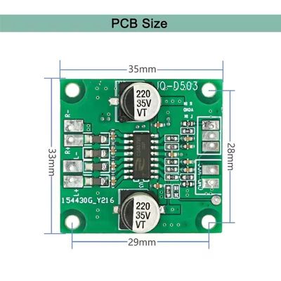 Mini Amplifier 2 * 40W DC 5V-26V Power Amplifier Module Receivers Amplifier Board
