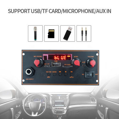 2x10W 3.7V True Stereo Bt Trolley Stereo Motherboard MP3 Decoder Amplifier Board với chức năng micro