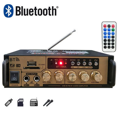 Home Audio Amplifier Mini 12V Lossless U Disk Radio với 2 kênh 2.0 và BT Board