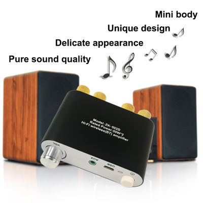 Mô-đun Bộ khuếch đại công suất âm thanh 50W * 2 BT 5.0 Bộ khuếch đại thu âm thanh nổi kênh đôi 2.0