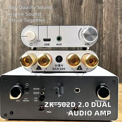 Mô-đun Bộ khuếch đại công suất âm thanh 50W * 2 BT 5.0 Bộ khuếch đại thu âm thanh nổi kênh đôi 2.0