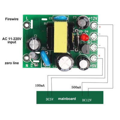 Mô-đun cung cấp điện chuyển mạch 110-220V AC-DC với công suất đầu ra 6W