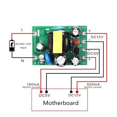 Mô-đun cung cấp điện chuyển mạch 110-220V AC-DC với công suất đầu ra 6W