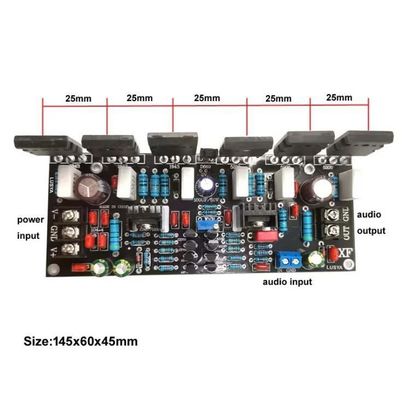 300W Single Channel Toshiba Transistor Audio Amplifier Board cho âm thanh công suất cao
