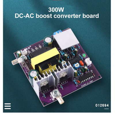 Loại lắp đặt tiêu chuẩn 300W Boost Converter 12V đến 220VAC 50Hz DC-AC Step-up Inverter