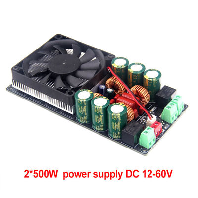 Private Mold NO 2 * 500W lớp D Digital Stereo HiFi Power Amplifier Board 12V 24V 36V 48V cho xe Karaoke Nhà hát gia đình Subwoofer loa