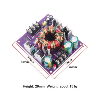 Bộ chuyển đổi DC-DC công nghiệp 12V điện áp đầu vào với bộ khuếch đại gắn trên bảng điện kép