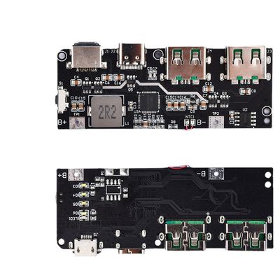 22.5W QC4.0 PD3.0 5 Cổng hai cổng USB Điện thoại điện ngân hàng Circuit Board Bảo vệ Motherboard
