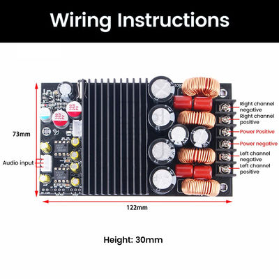 TPA3255 Audiophile 300W Mô-đun âm thanh nổi hai kênh Bộ khuếch đại kỹ thuật số cho âm thanh chuyên nghiệp