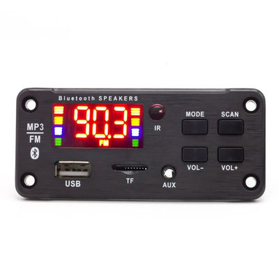 FLAC hỗ trợ 2 * 40W Car Bluetooth Audio Motherboard để giải mã âm nhạc không mất mát