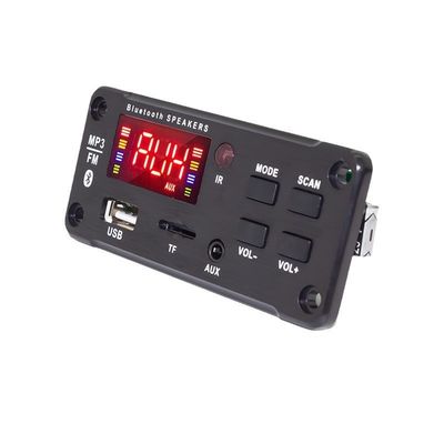 FLAC hỗ trợ 2 * 40W Car Bluetooth Audio Motherboard để giải mã âm nhạc không mất mát