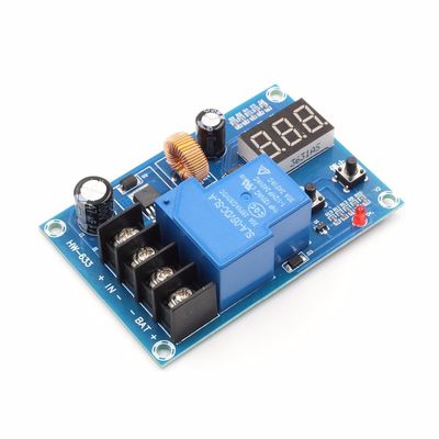 XH-M604 Bộ điều khiển sạc pin Mô-đun hiển thị kỹ thuật số Điện năng đầy đủ Khóa bảo vệ Chuyển mạch điện IC