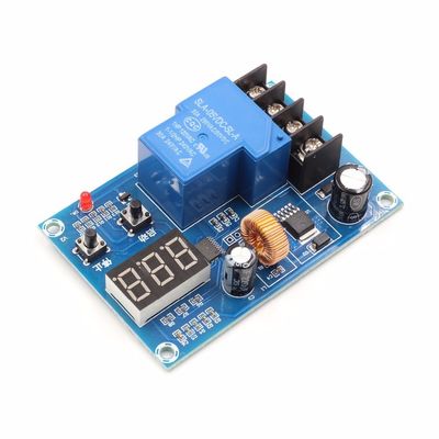 XH-M604 Bộ điều khiển sạc pin Mô-đun hiển thị kỹ thuật số Điện năng đầy đủ Khóa bảo vệ Chuyển mạch điện IC
