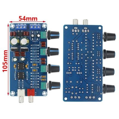 Mô-đun tiền khuếch đại âm thanh nổi 4 kênh NE5532 với mạch điều khiển âm thanh