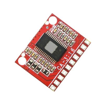 Mô-đun khuếch đại công suất TPA3116D2 kênh đôi 50W với DC 4,5V ~ 24V và không có tiếng ồn POP cho bảng âm thanh nổi