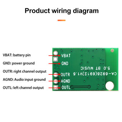 12V DC Power Amplifier Module Board 23 * 15MM Private Mold NO Bluetooth 5.1 loa