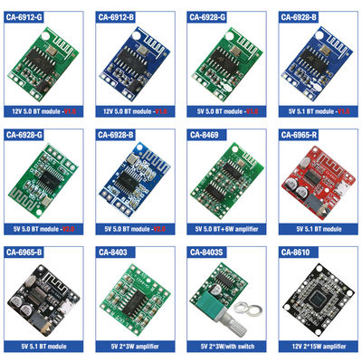 1 kênh CA-6912 BT Audio Module 12V DC Speaker Amplifier Board Digital Output