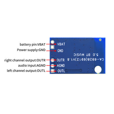 CA-6928 5V Bluetooth 5.1 Bảng khuếch đại công suất kỹ thuật số kép âm thanh với mô-đun âm thanh