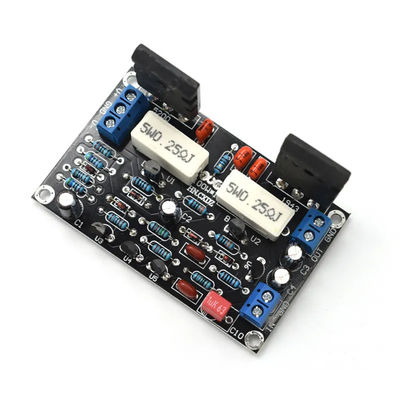 100W DC 35V C1-001 HIFI đơn kênh bảng khuếch đại âm thanh với 2SC5200 2SA1943 ống