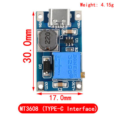 Creatall MT3608 DC-DC Boost Module 2A Boost Board Điện áp đầu vào 2-24V Điện áp đầu ra 30V