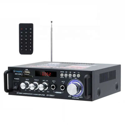 Không dây BT 2.0Stereo Audio Amplifier LDZS AV-298BT cho Car Amplifiadores và KTV Home