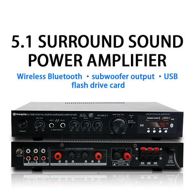 KTV Home Theatre System Professional Amplifier Board với 2 đầu vào micrô và LDZS 5.1 Channel Nobsound Stereo Mixer