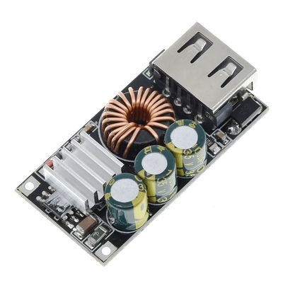 Sạc điện thoại di động khẩn cấp với bảng sạc nhanh QC3.0 DIY và nguồn điện 24W