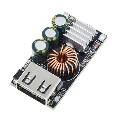 Sạc điện thoại di động khẩn cấp với bảng sạc nhanh QC3.0 DIY và nguồn điện 24W