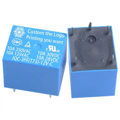 PCB Mini điện từ Relay T73 Power 10A 10amp 1 Co Dc 5V 12V 24 24V 24vdc 4 Pin 5pin 5pin