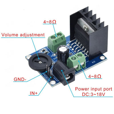 2 kênh TDA7266 Khối khuếch đại âm thanh âm thanh cho HIFI Speaker Expansion Module 2.0