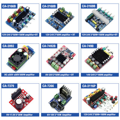 Bảng âm thanh kỹ thuật số công suất cao XY-P15W với dải điện áp 12V/24V và âm thanh nổi siêu trầm cho mô-đun âm thanh khuếch đại